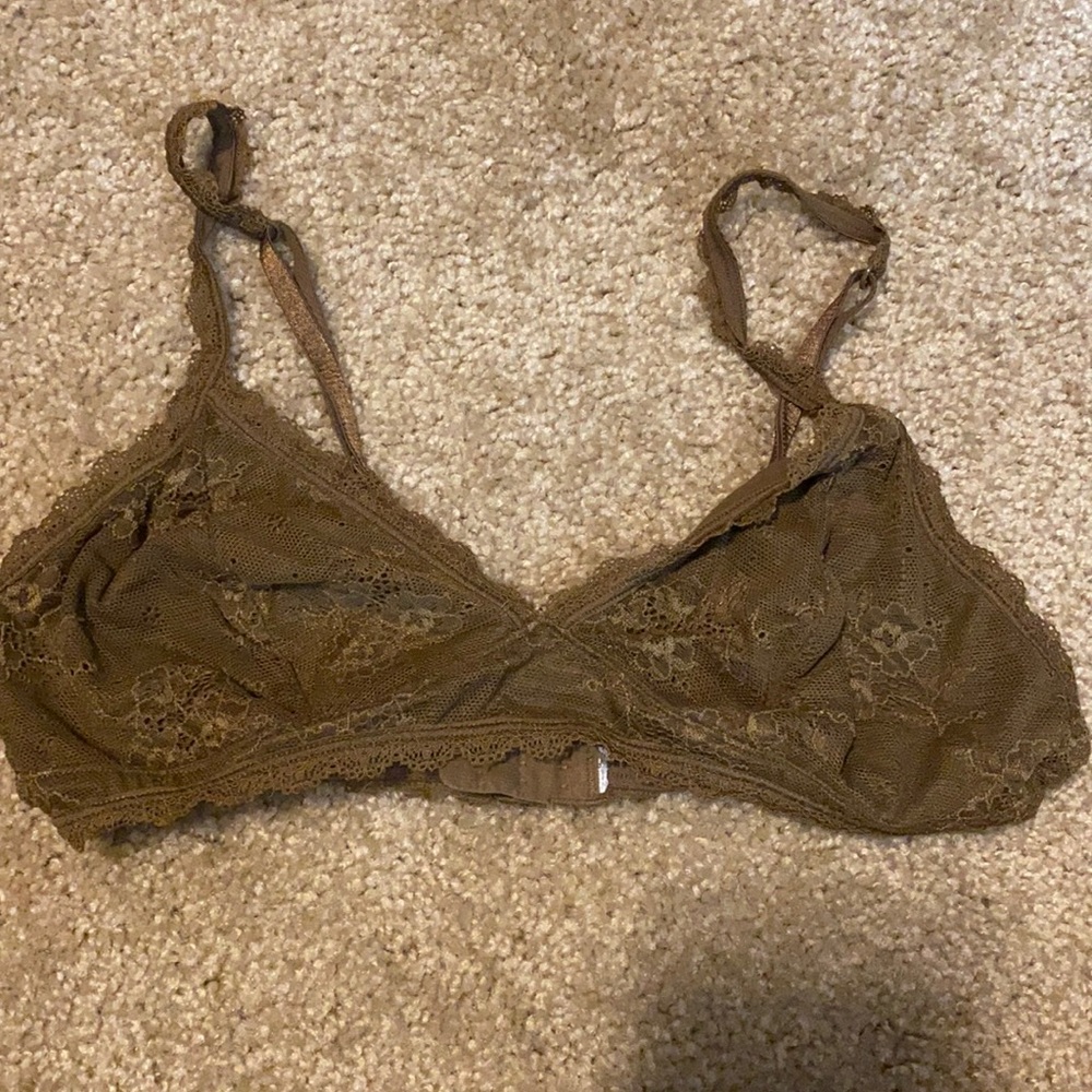Olive green bra